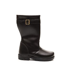 Bota Doce Pé Infantil Menina Cano Alto Com Zíper 37005-072 Preto