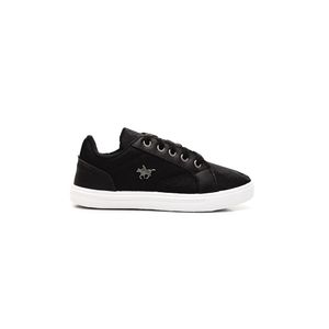 Tênis Polo Energy Kids Casual Infantil Menino Com Recortes  3288 Preto