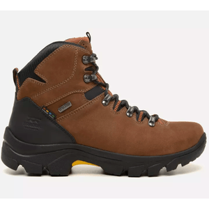 Bota Bradok Outdoor Masculina  Hiking  Hi Land Em Couro Hld6300-021 Marrom