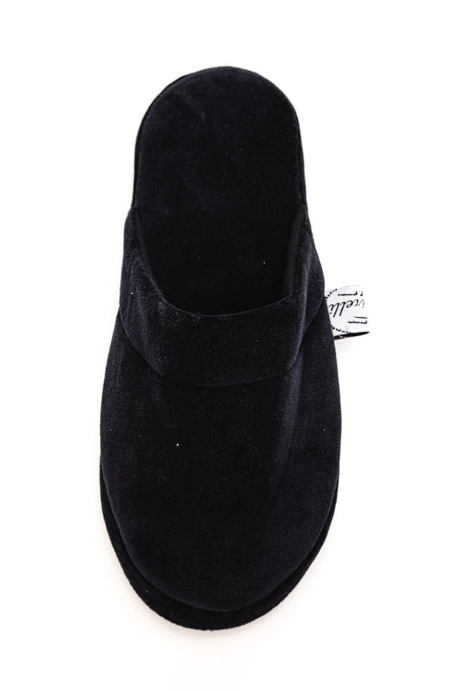 Pantufa-Vairelli-Chinelo-De-Quarto-Masculino-Em-Plush-400324-Preto