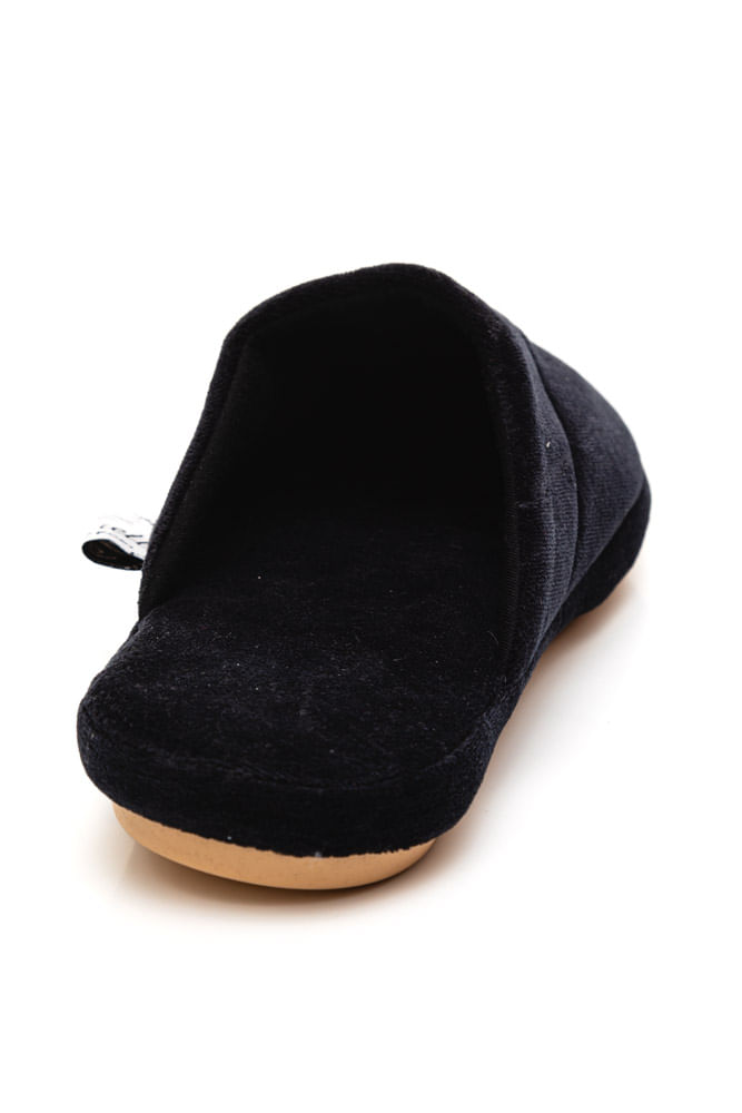Pantufa-Vairelli-Chinelo-De-Quarto-Masculino-Em-Plush-400324-Preto