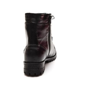 Bota Net Cano Médio Feminina Zíper 22001 Preto