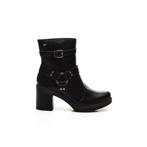 Bota Dakota Cano Médio Feminina Salto Largo Da131 Preto