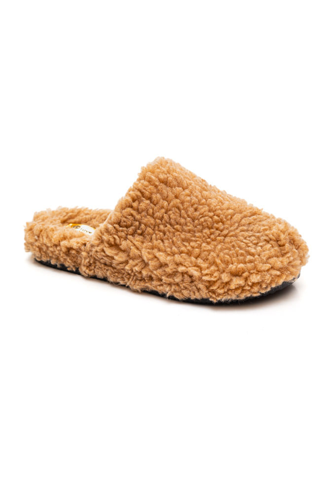 Pantufa-Love-De-Luxe-9.314-Caramelo