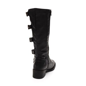 Bota Cha De Mel Cano Alto Feminina Fivela 536-B012 Preto