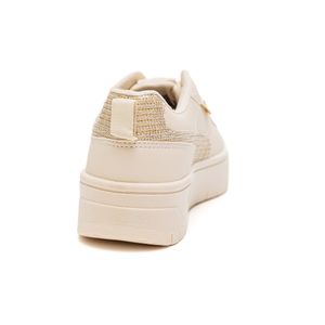 Tênis Logus Casual Feminina Flatform 22330p Off-White
