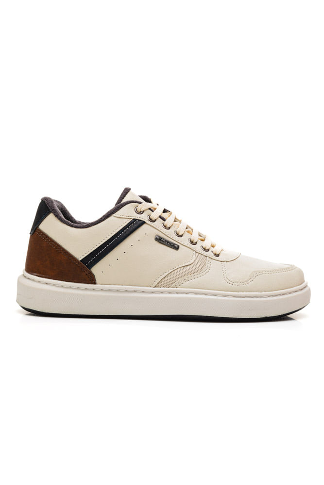 Sapatênis Zurick Casual Masculino 740 Off-White