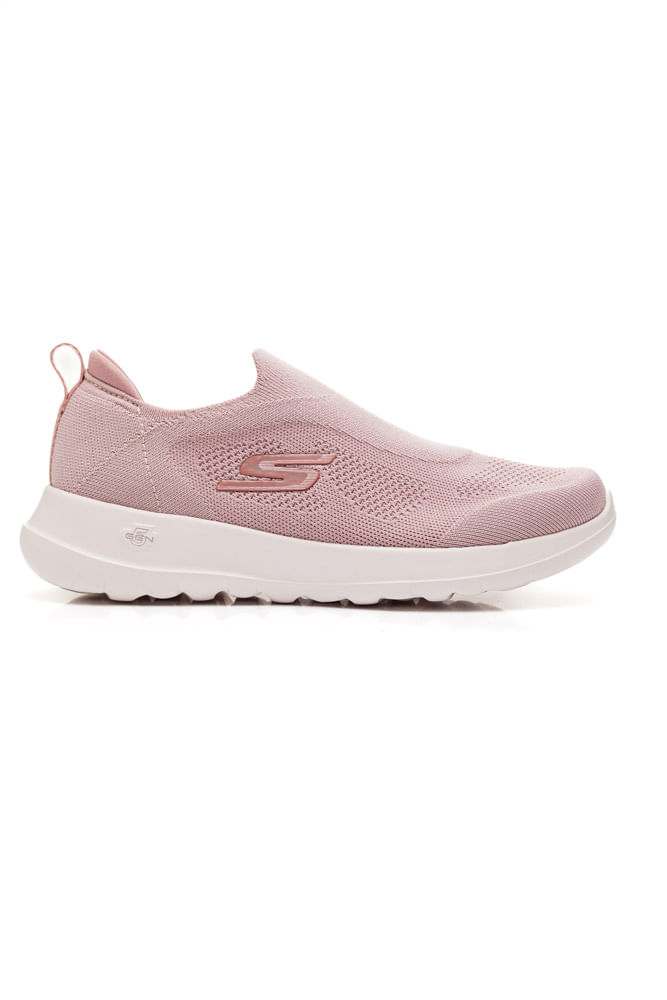 Tenis Skechers Go Walk Joy Slip On Feminino 124706br-Mve Lilas