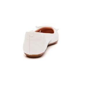 Sapatilha Molekinha Kids Com Laço No Cabedal Juvenil Menina 2083.1106 Branco