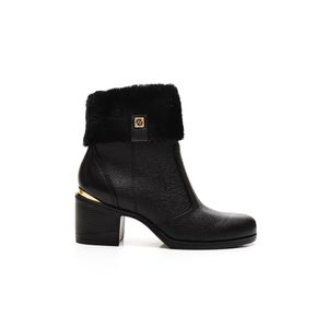 Bota Pegada Cano Curto Feminina Pelos 280305-05 Preto