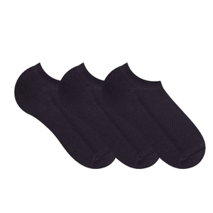 Kit Com 3 Meias Selene Esportivas Cano Curto 4210.001 Preto