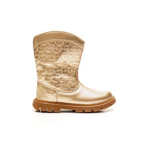 Bota Camin Country Infantil Menina Metalizada 2230-06 Ouro