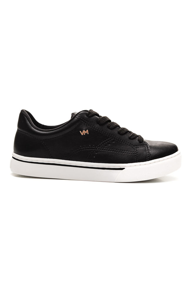 Tênis Via Marte Casual Feminino 016-008-01 Preto