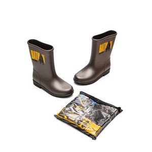 Bota Grendene Galocha Infantil Menino Batman + Capa De Chuva 23056-Ay816 Preto