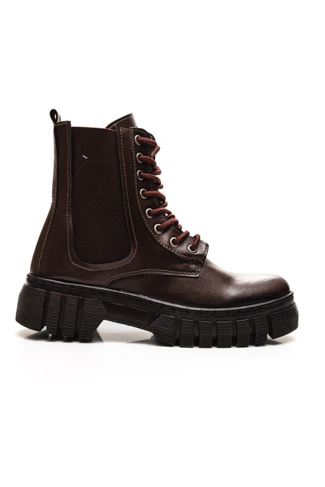 Bota fashion couro fork masculina