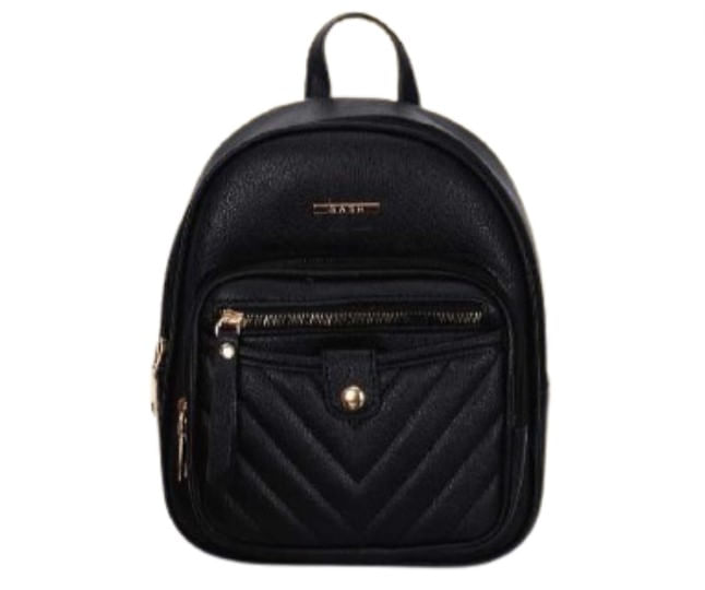 Bolsa-Luxcel-Mochila-Pequena-Napa-Gash-Bg72626-Preto