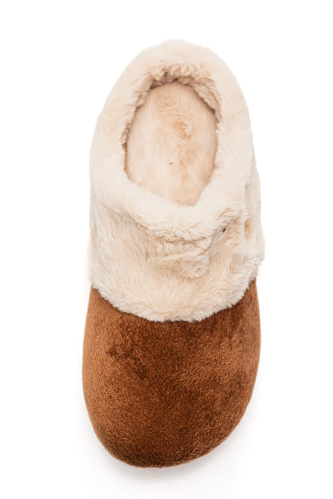 Pantufa-Pegada-Feminina-Slip-Em-Tecido-266006-02-Caramelo