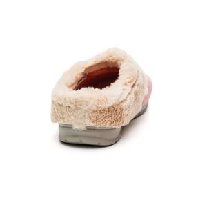 Pantufa Pegada Feminina Slip Em Tecido 266006-03 Rosa
