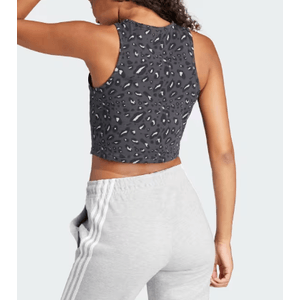 Regata Adidas Cropped Animal Print Essentials In9930 Chumbo