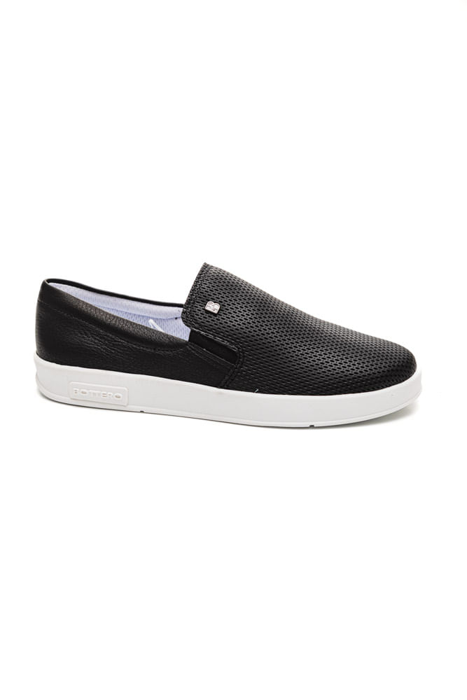 Tenis-Bottero-Calce-Facil-Feminino-Couro-Napa-357301-Preto