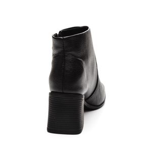 Bota Bottero Cano Curto Feminina Couro Atanado Napoli 361801 Preto