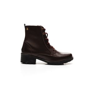 Bota Isabela Castelani Coturno Feminino Cadarço  7910 Marrom