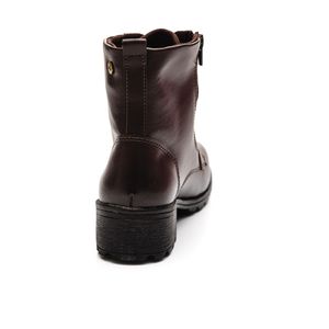 Bota Isabela Castelani Coturno Feminino Cadarço  7910 Marrom