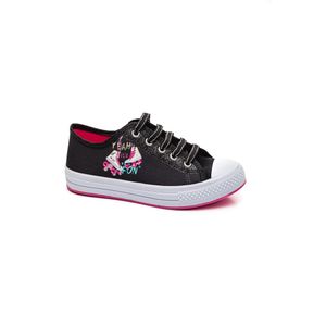 Tênis Star Chic Infantil Menina Personagens 60-Rafa11 Preto