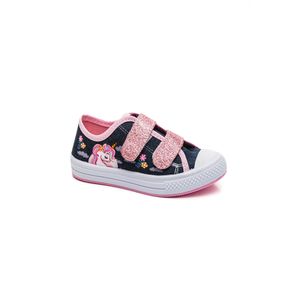 Tênis Star Chic Infantil Menina Personagens 4065-Unicornio24 Preto