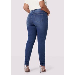 Calça Jeans Lunender Skinny Plus Size Chapa Barriga 20881 Azul