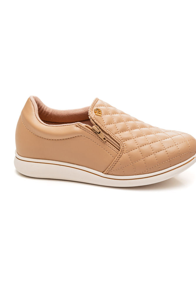 Tenis-Casual-Feminino-Modare-Bege-