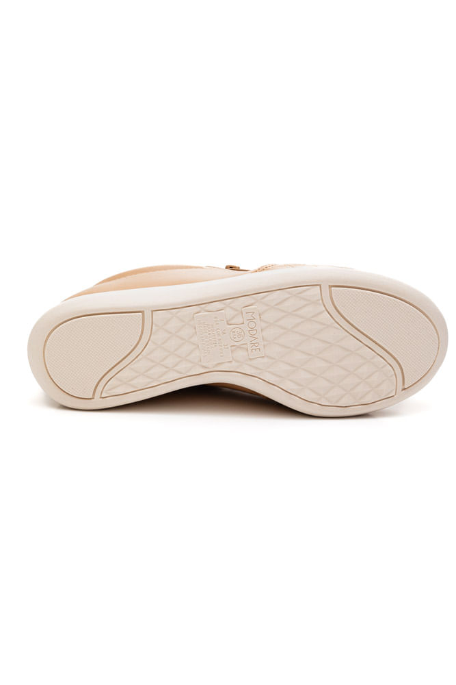 Tenis-Casual-Feminino-Modare-Bege-