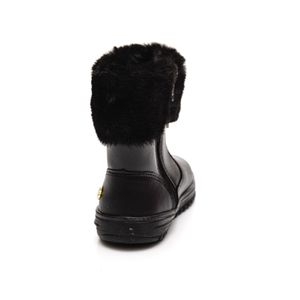 Bota Tininha De Cano Baixo Juvenil Menina 33.002 Preto