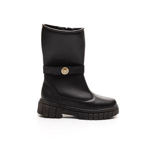 Bota Tininha De Cano Alto Juvenil Menina  31.023 Preto