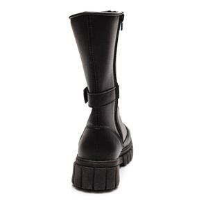 Bota Tininha De Cano Alto Juvenil Menina  31.023 Preto