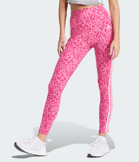 Legging Adidas Essentials Feminino 3 Stripes Is2151 Animal Print