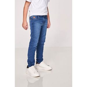 Calça Jeans Max Denim Juvenil Escolar Slim 8497 Azul