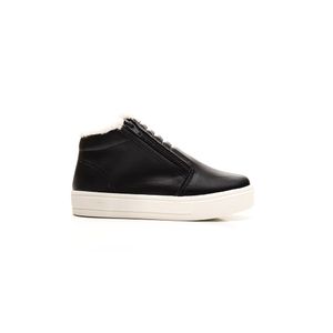Tênis Doce Pé Infantil Menina Forrado Cano Baixo 37000-0 Preto