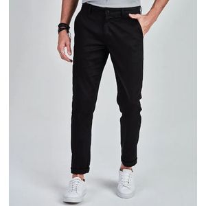 Calca Docthos Slim Masculina Sarja Lisa 110018 Preto