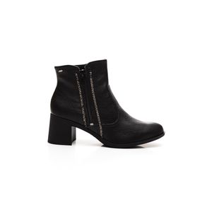 Bota Dakota De Cano Curto Feminina Salto Baixo Da084-01 Preto