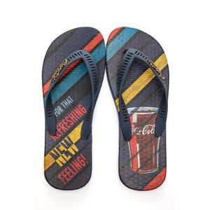 Chinelo Coca Cola  Shoes Bourne Masculino Cc4228 Marinho