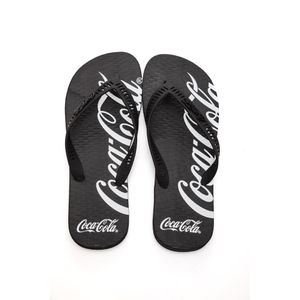 Chinelo Coca Cola  Shoes Spencerian Crop 2 Masculino Cc4256 Preto