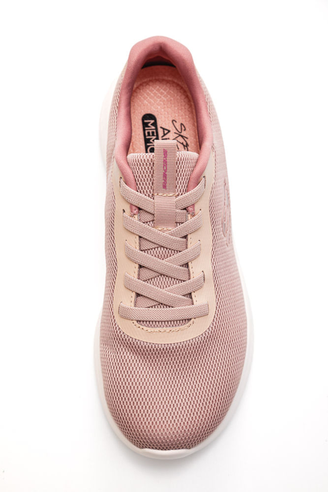 Pink Skechers Rosa Glitzer Rosa Skechers Damen Sneaker » Pinke