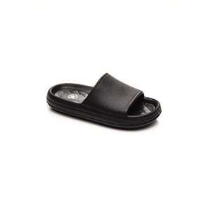 Chinelo Molekinho Slide Nuvem Infantil Menino  2417.100 Preto