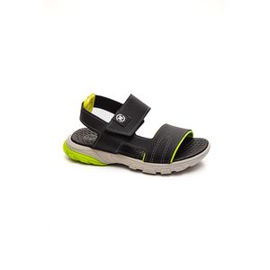 Sandália Molekinho Infantil Menino Velcro 2424.103 Preto