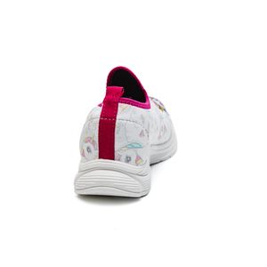 Tênis Botinho Infantril Menina Elastano Bt805fnew Branco