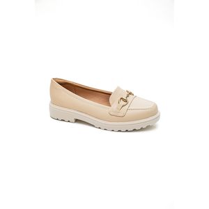 Sapato Modare Mocassim Feminino Corrente 7357.106 Off-White