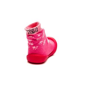 Meia Com Solado Klin Infantil Menina 829.171 Pink