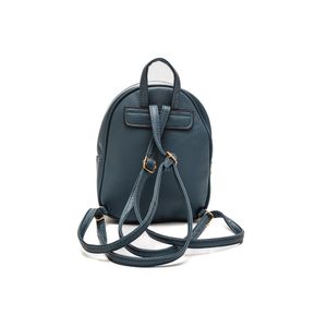 Bolsa Luxcel Mochila Pequena Napa Gash Bg72626 Azul