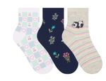 Meia-Casual-Feminina-Kit-3-Pares-Selene-7451.002-Sortido